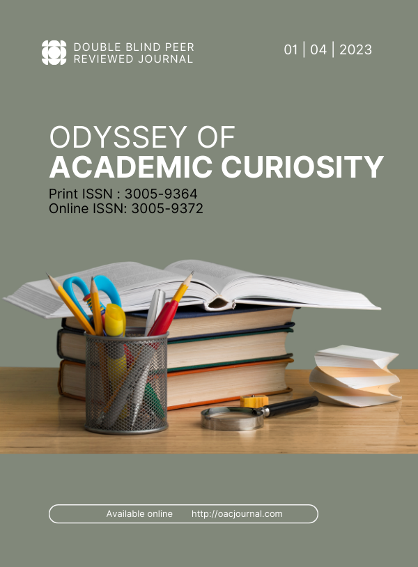 					View Vol. 2 No. 01 (2024): Odyssey of Academic Curiosity
				